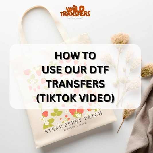 How to use our DTF Transfers