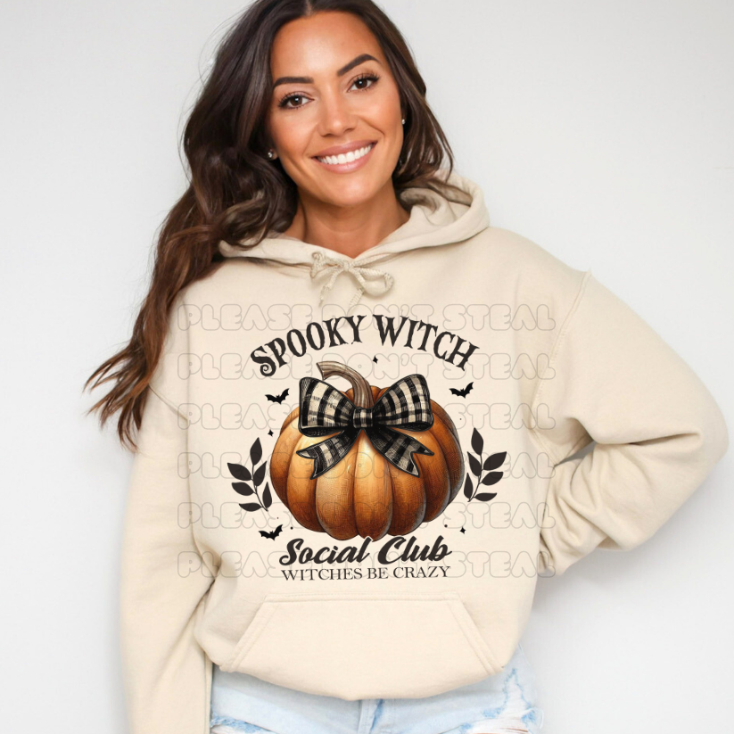 Spooky Witch Social Club DTF Transfer