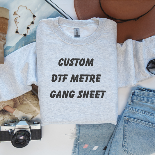 CUSTOM DTF METRE GANG SHEET