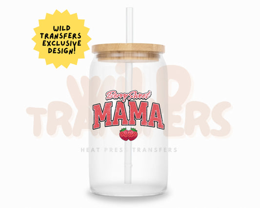 Berry Sweet Mama UV DTF Single Transfer