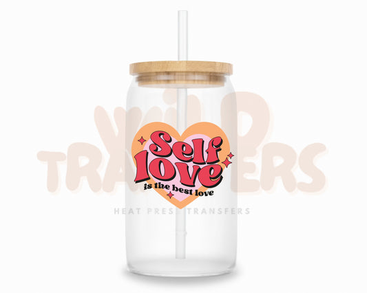 Self Love is the Best Love UV DTF Single Transfer