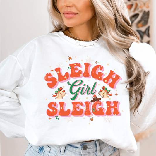 Sleigh Girl Sleigh DTF Transfer