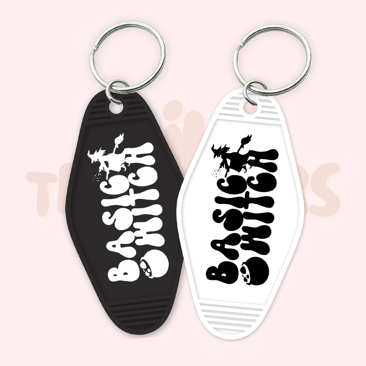 Basic Witch UV DTF Motel Keychain Transfer Wild Transfers