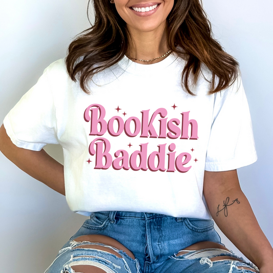 Bookish Baddie DTF Transfer Wild Transfers