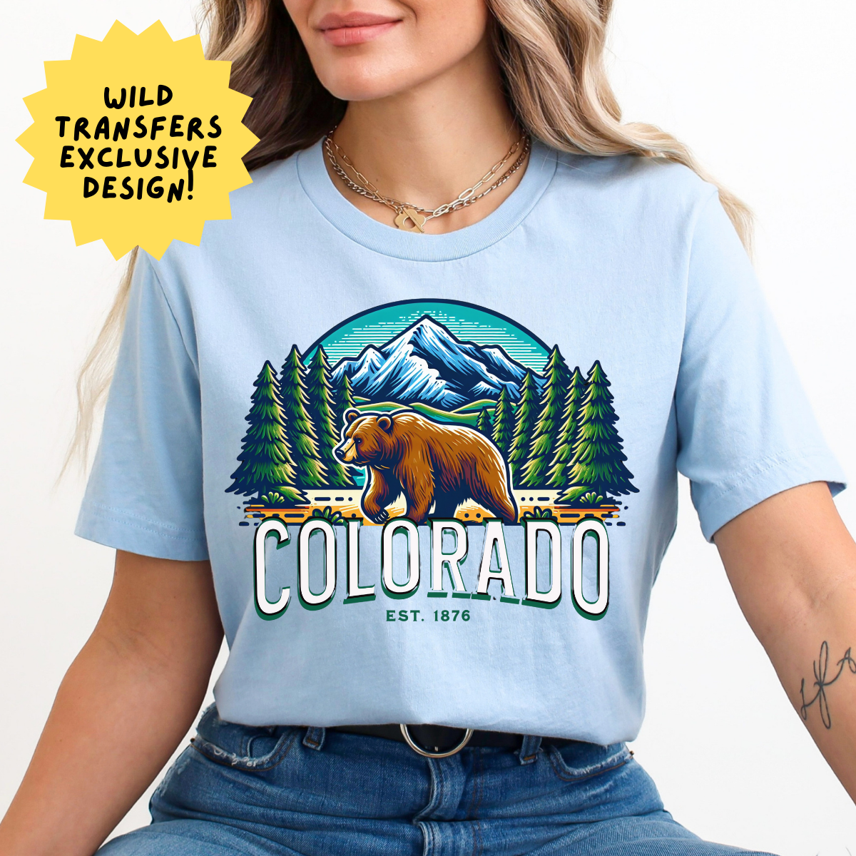 Colorado Bear DTF Transfer Wild Transfers