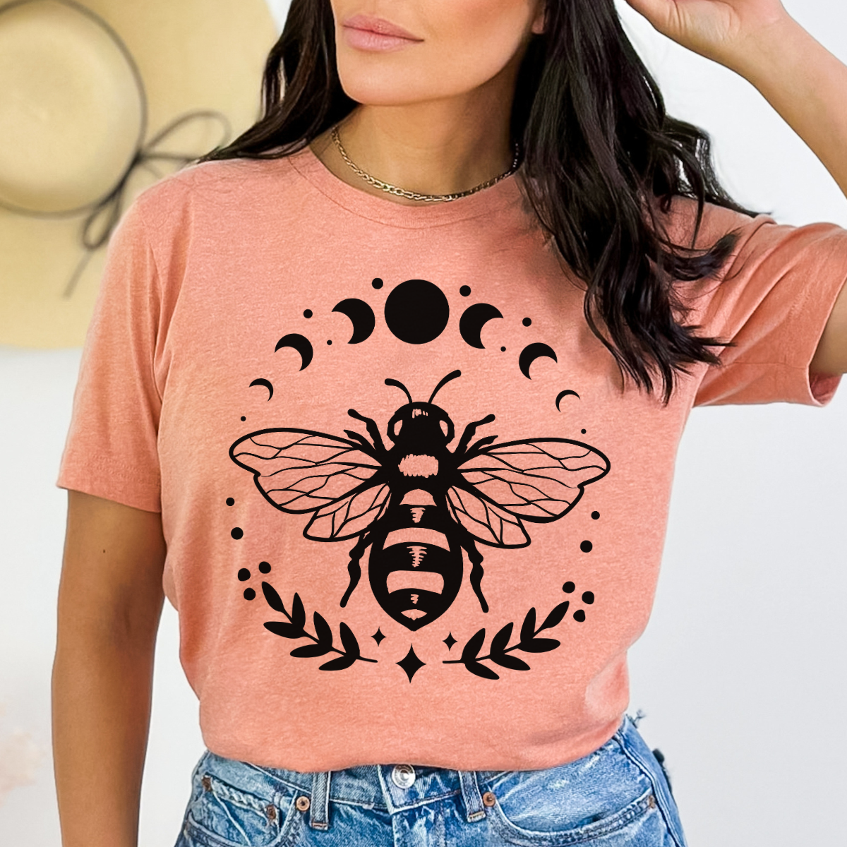 Crescent Bee Boho DTF Transfer Wild Transfers