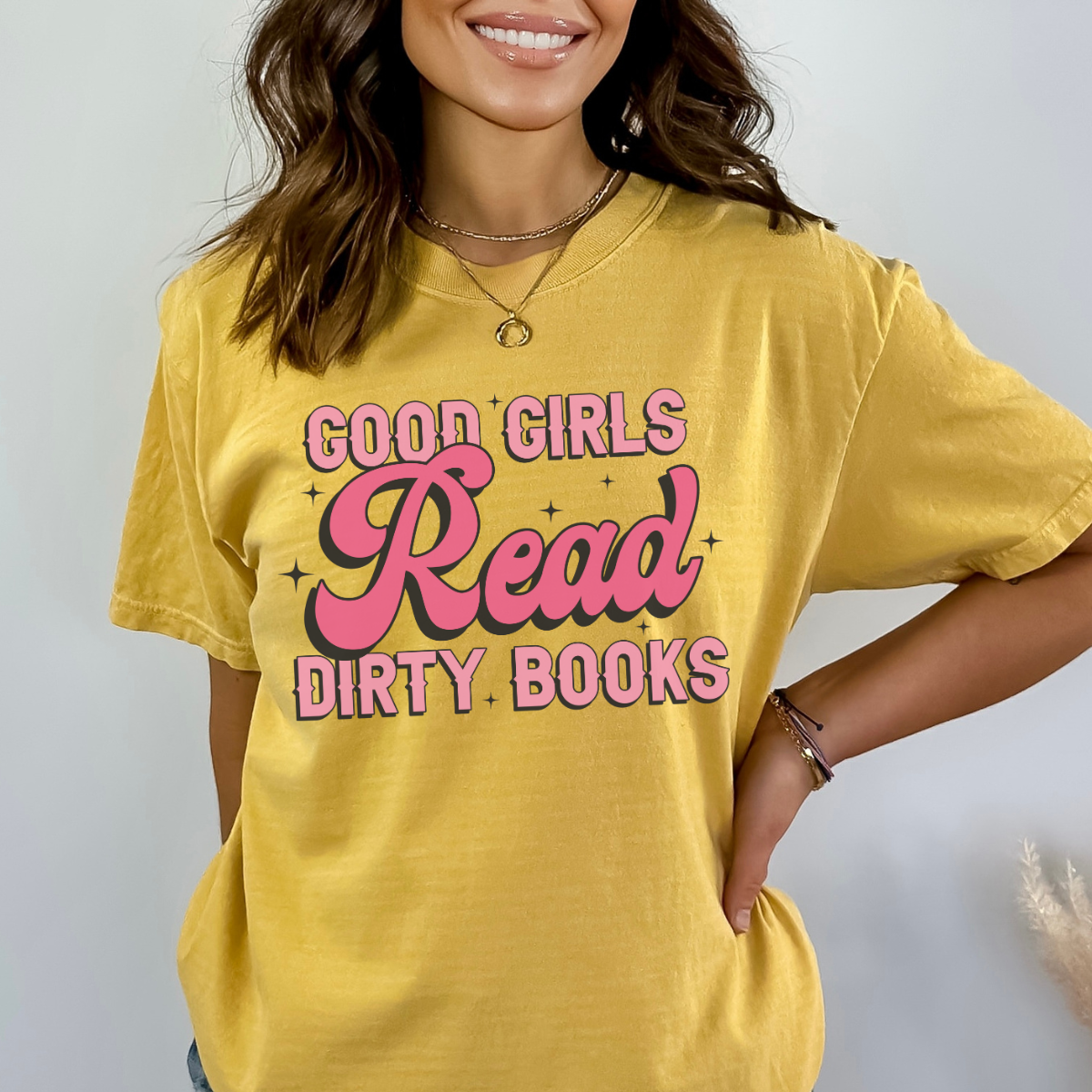 Good Girls Read Dirty Books DTF Transfer Wild Transfers