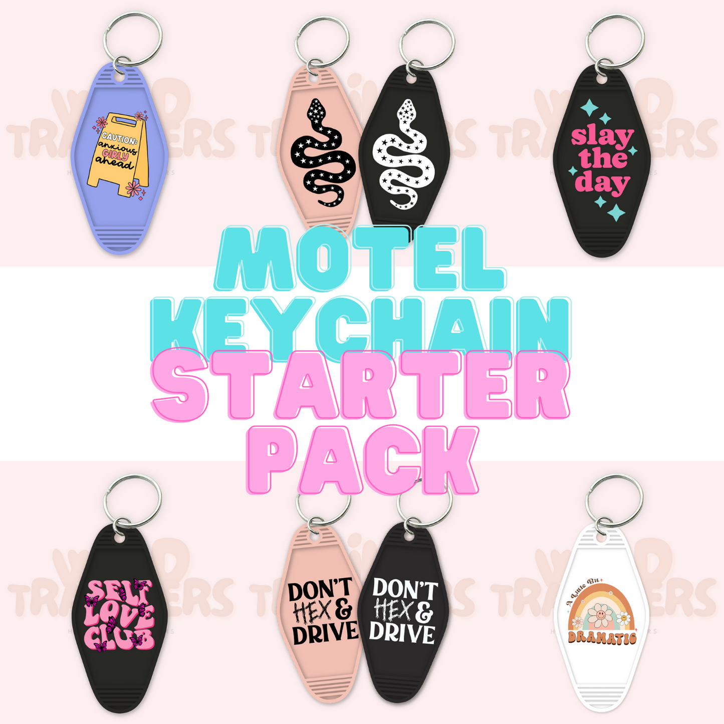 MOTEL KEYCHAIN STARTER PACK Wild Transfers