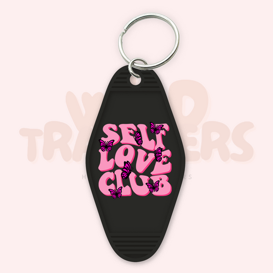 Self Love Club UV DTF Motel Keychain Transfer Wild Transfers