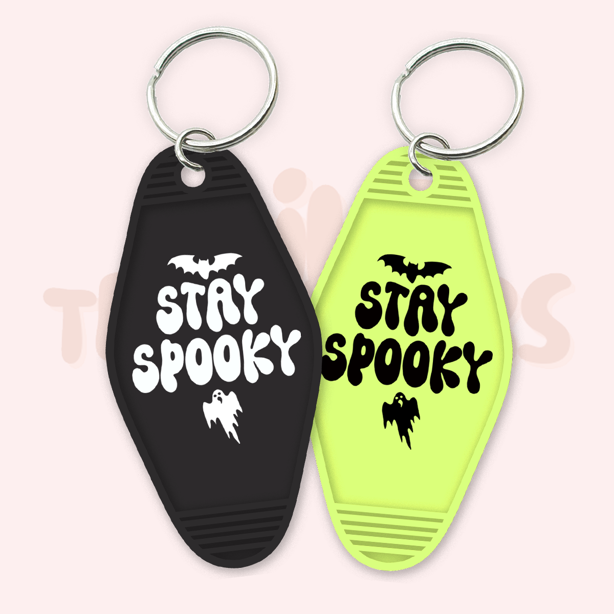 Stay Spooky UV DTF Motel Keychain Transfer Wild Transfers