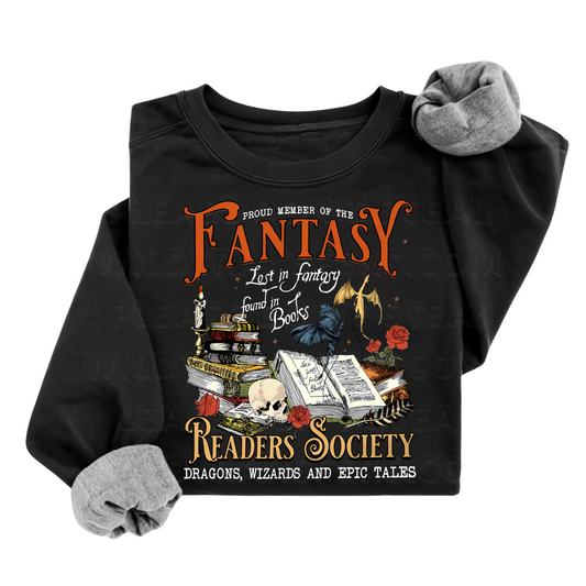 Fantasy Readers Society DTF Transfer