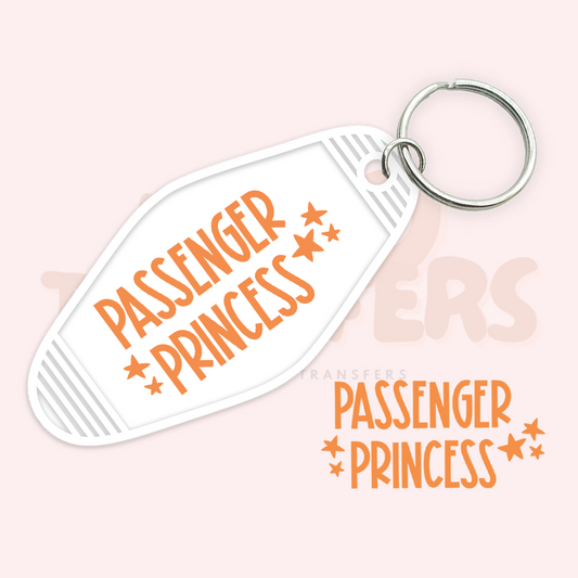 Passenger Princess UV DTF Motel Keychain Transfer