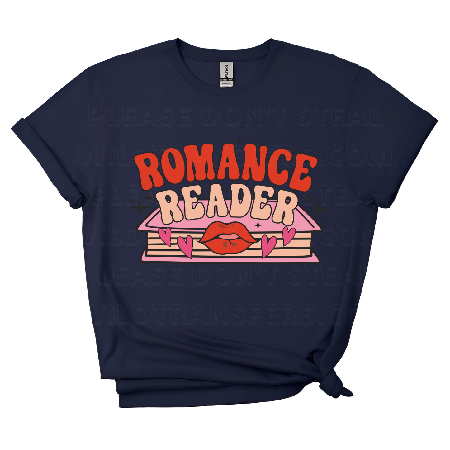 Romance Reader DTF Transfer